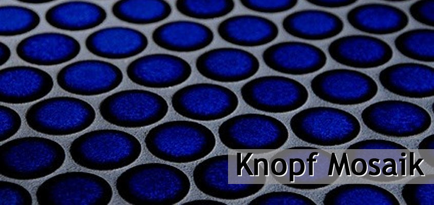 Bouton de mosaïque en céramique
