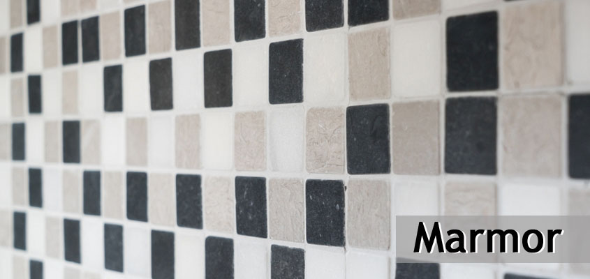 Mosaïque de marbre