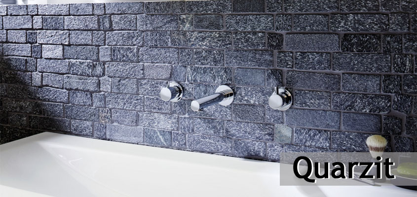 Mosaïque de quartzite