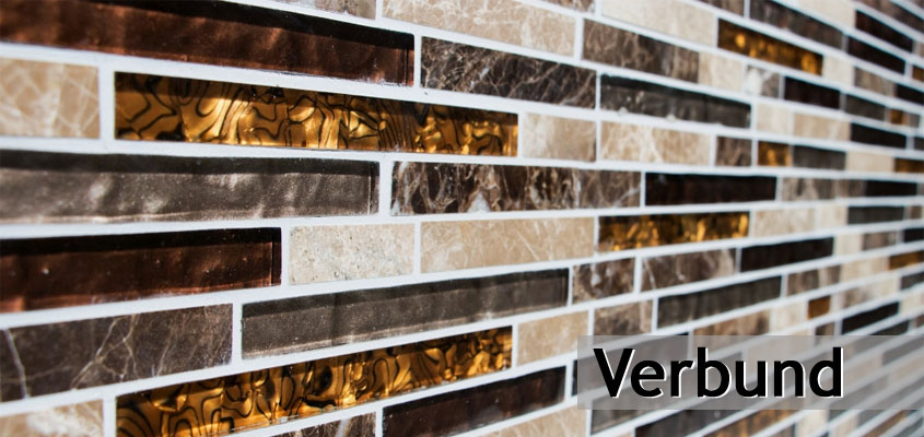 Verre Pierre naturelle Mosaïque composite