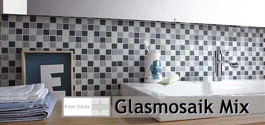 Mosaïque de verre Mix