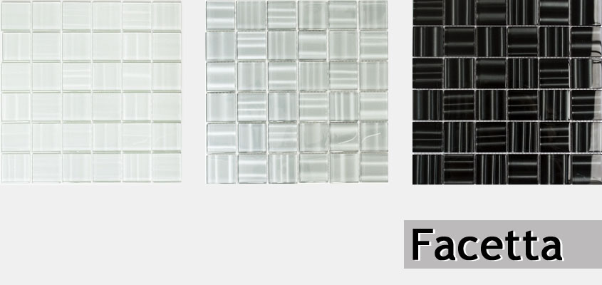 Mosaïque de verre Facetta
