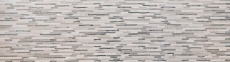 Carreau de mosaïque Translucide inox blanc Bois composite Mosaïque de verre Crystal pierre acier wood white MOS86-SV85_f