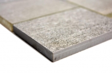 Carreau de mosaïque Céramique translucide beige Rectangle Mosaïque de verre Crystal Céramique beige MOS88J-1202_f