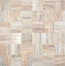 Carreaux de mosaïque fond de cuisine autocollant aluminium gris clair métal imitation bois clair MOS200-2222_f