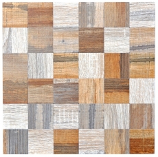 Carreaux de mosaïque fond de cuisine autocollant aluminium gris beige métal aspect bois MOS200-2422_f
