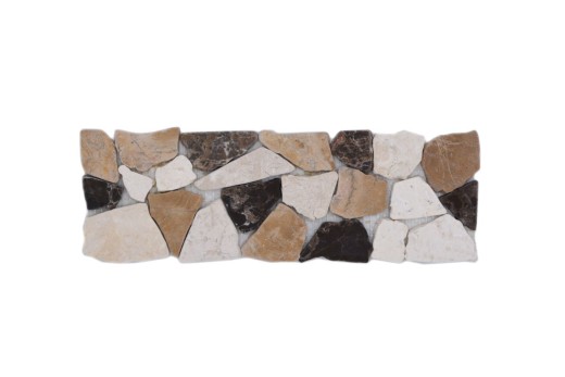 Marbre Bordure Bordure Ciot Castanao Biancone MOSBOR-CB15_f