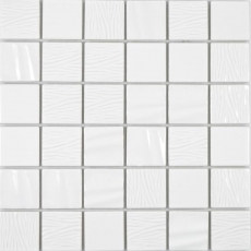 Céramique Mosaïque blanche Carreaux de mosaïque 3D Aspect mural Carreaux de cuisine Salle de bain MOS14-0101_f