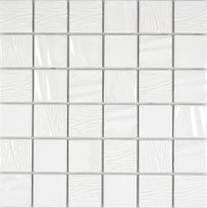 Mosaïque céramique Kanaan blanc plain Carreaux mosaïque murale carrelage cuisine salle de bain MOS14-0111_f
