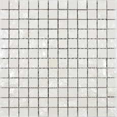 Mosaïque céramique Baku blanc Carreaux de mosaïque murale Carreaux de cuisine Salle de bain MOS14-0001_f
