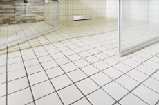 Carreau de mosaïque Céramique beige clair magnolia non émaillé RUTSCHEMMEND MOS14B-1211-R10_f