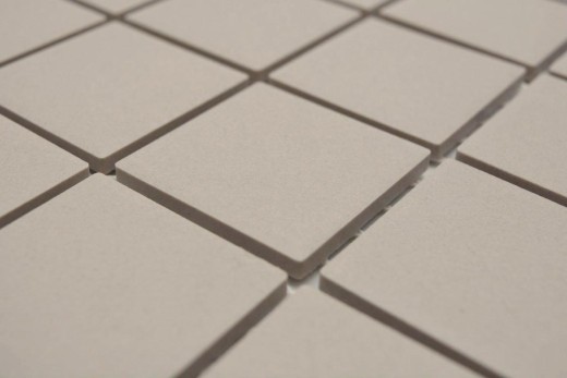 Carreau de mosaïque Céramique beige clair magnolia non émaillé RUTSCHEMMEND MOS14B-1211-R10_f