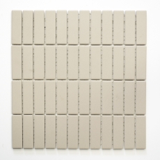 Mosaïque Céramique baguettes beige clair non-émaillé Carreau de douche Carreau de sol MOS24B-1211-R10_f