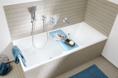 Mosaïque Céramique baguettes beige clair non-émaillé Carreau de douche Carreau de sol MOS24B-1211-R10_f