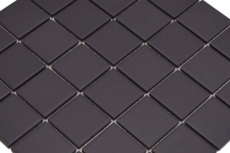 Carreau de mosaïque Céramique noir mat umbra non émaillé RUTSCHEMMEND MOS14B-0303-R10_f