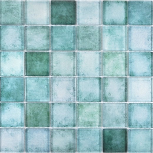 Carré Crystal mix vert Carreau de mosaïque murale Carrelage cuisine salle de bain MOS88-0050_f