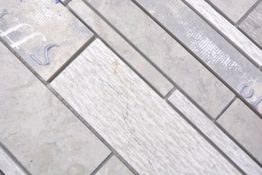 composite marbre/céramique mix gris/color 2F mosaïque murale carrelage cuisine salle de bain MOS180-C07STG_f
