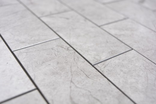 Rectangle Vinyle aspect pierre Marianne Subway Level mat Mosaïque murale Carrelage cuisine salle de bain MOS200-MLM_f