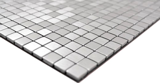 Carré Alu Silver Silk Brushed MOS200-L5S_f