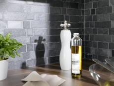 Mosaïque Ardoise Pierre naturelle Brick anthracite Black Jack MOS34-0208_f