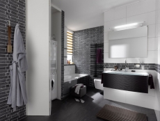 Mosaïque Ardoise Pierre naturelle Brick anthracite Black Jack MOS34-0208_f
