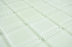 Motif main Mosaïque de verre vert fluorescent Carreau de mosaïque murale Miroir de cuisine Salle de bain - MOS88-1005_m