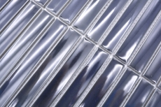 Bâtonnets Mosaïque Céramique noir graphite brillant Salle de bain Carrelage MOS24-CS36