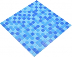 Mosaïque de verre Carreaux de mosaïque bleu glacé Mosaïque de piscine MOS210-PA327