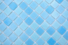 Mosaïque de verre Carreaux de mosaïque bleu clair Mosaïque de piscine MOS210-PA331