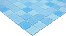 Mosaïque de verre Carreaux de mosaïque bleu clair Mosaïque de piscine MOS210-PA331