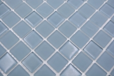 Carreau de mosaïque Mosaïque autocollante Crystal mix gris mat Carrelage cuisine MOS200-4C18