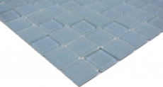 Carreau de mosaïque Mosaïque autocollante Crystal mix gris mat Carrelage cuisine MOS200-4C18