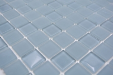 Carreau de mosaïque Mosaïque autocollante Crystal mix gris mat Carrelage cuisine MOS200-4C18