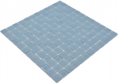 Carreau de mosaïque Mosaïque autocollante Crystal mix gris mat Carrelage cuisine MOS200-4C18