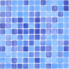 Carreau de mosaïque Mosaïque de piscine bleu mix antislip antidérapant MOS220-1158T