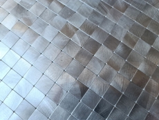 Carreaux de mosaïque Mosaïques autocollantes métalliques Miroir de carrelage mur cuisine MOS200-4M15_f