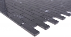 Carreaux de mosaïque Mosaïque autocollante composite pierre naturelle Nero cuisine mur MOS200-4M82_f
