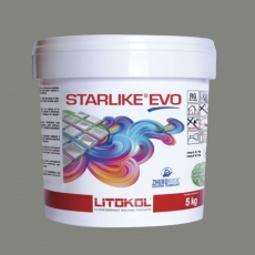 Litokol STARLIKE EVO 120 GRIGIO PIOMBO gris II colle époxy joint seau de 5 kg