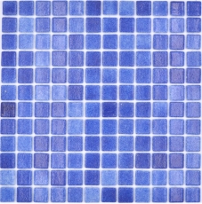 Échantillon manuel Mosaïque de piscine Mosaïque de piscine SPAIN bleu foncé antislip antidérapant MOS220-508A_m