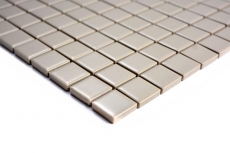 Mosaïque céramique Carreaux de mosaïque SALLE DE BAINS GRIS DE SOIE MATTE MOS18D-2411