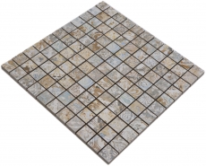 Mosaïque céramique grès cérame multicolore mat mur sol cuisine salle de bain douche MOS18-25CS