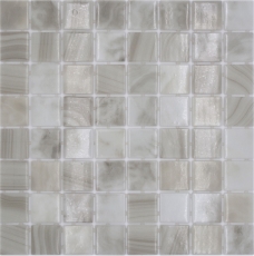 Mosaïque de piscine Mosaïque de verre beige clair changeant mur sol cuisine salle de bain douche MOS220-P56381