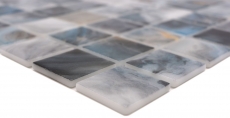 Mosaïque de piscine Mosaïque de verre gris anthracite changeant mur sol cuisine salle de bain douche MOS220-P56386