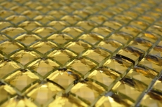 Diamant Carreau de mosaïque or brillant mur cuisine salle de bain douche MOS130-GO821
