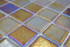 Mosaïque de piscine Mosaïque de verre noir multicolore irisé mur sol cuisine salle de bain douche MOS220-P55386