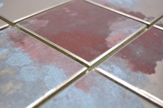 Mosaïque céramique multicolore mat mur cuisine salle de bain douche MOS22-1236
