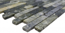 Pierre naturelle Carreaux de mosaïque Marbre vert mat mur sol cuisine salle de bain douche MOS40-0407