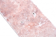 Pierre naturelle Carreaux de mosaïque Travertin rouge mat mur sol cuisine salle de bain douche MOSF-45-M450