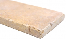 Pierre naturelle Carreaux de mosaïque Travertin jaune dor mat mur sol cuisine salle de bain douche MOSF-45-M510