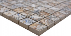 Mosaïque céramique grès cérame fort multicolore mat mur sol cuisine salle de bain douche MOS18-25CV_f